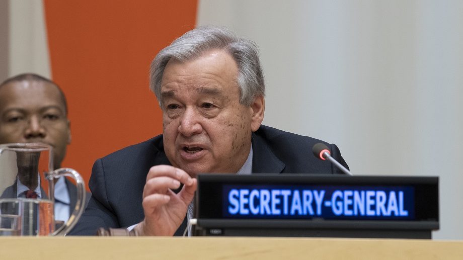 Não é hora de cortar recursos da OMS, afirma secretário-geral da ONU