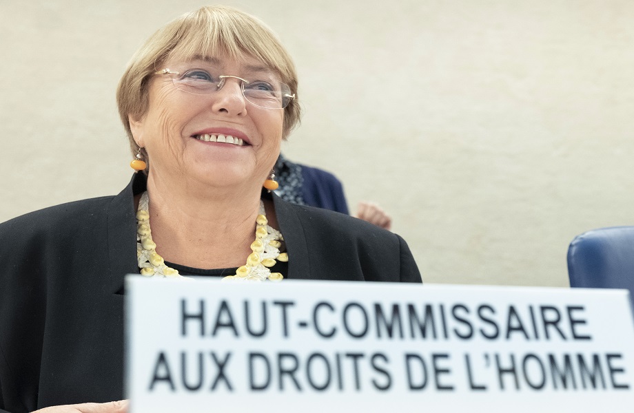 A alta comissária da ONU para os direitos humanos Michele Bachelet em foto de 2019 (Foto: UN Photo)