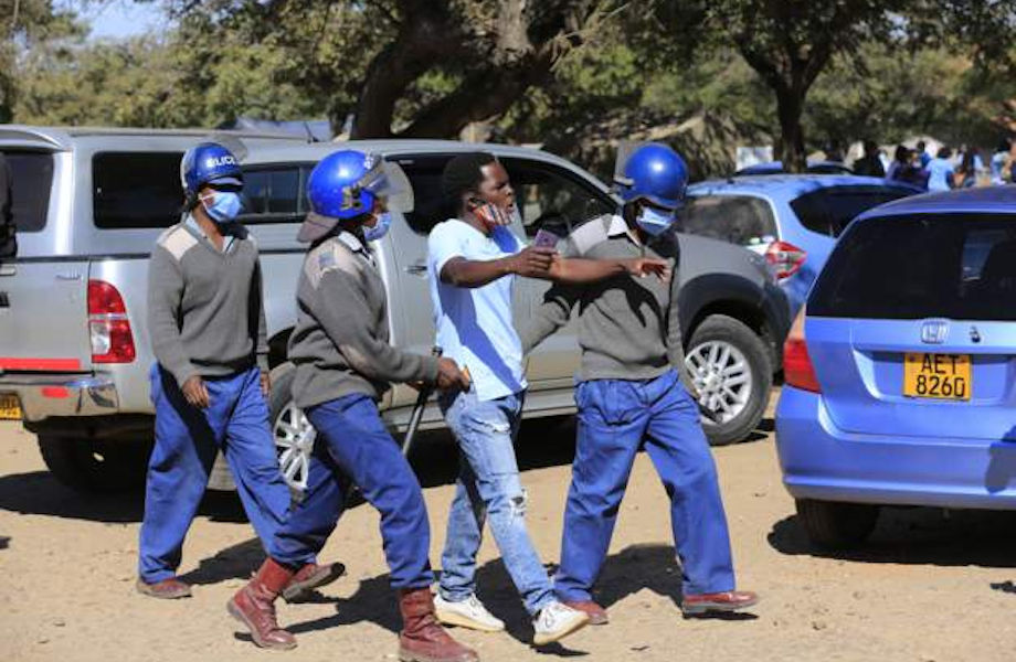 Enfermeiros são presas por protesto no Zimbábue
