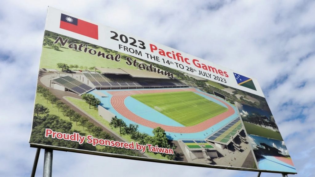 China acelera disputa com Taiwan em obra aos Jogos do Pacífico nas Ilhas Salomão
